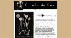 Desktop Screenshot of considerthefork.com